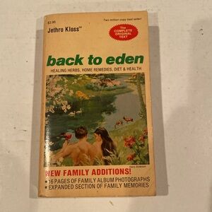 “Back to Eden,” Vintage 1981 Edition, Paperback